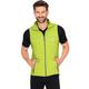 Steppweste TRIGEMA "TRIGEMA Atmungsaktive Sport-Weste" Gr. XL, gelb (lemon) Herren Westen Sport