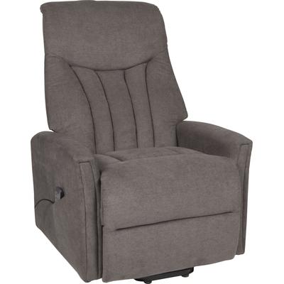 TV-Sessel DUO COLLECTION "Bonnyville 2 mit 2 Motoren, elektrischer Aufstehhilfe", grau (dunkelgrau), B:79cm H:110cm T:96cm, 92% Polyester, 8% Nylon, Sessel, Relaxfunktion und Taschenfederkern mit Stahlwellenunterfederung Image