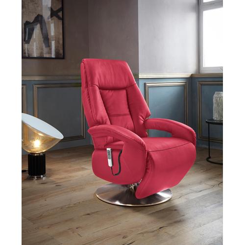 „TV-Sessel SIT&MORE „“Enjoy““ Sessel Gr. NaturLEDER, 2-motorig, ohne Aufstehhilfe, B/H/T: 74 cm x 109 cm x 77 cm, rot (feuerrot) Fernsehsessel und TV-Sessel Sessel in Größe S, wahlweise mit Motor Aufstehhilfe“