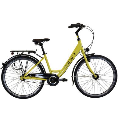 Cityrad SIGN Fahrräder Gr. 41 cm, 26 Zoll (66,04 cm), gelb Fahrräder
