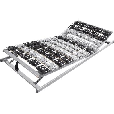 Tellerlattenrost BECO "Flex Modul", schwarz-weiß (grau foliert), B:100cm H:8,5cm L:200cm, Lattenroste, mit 4-fach Module Image