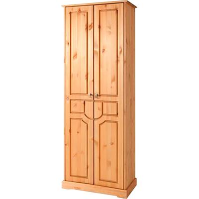 Garderobenschrank HOME AFFAIRE "Klera", beige (natur), B:67cm H:187cm T:37cm, Massivholz, Schränke, Breite 67 cm, aus massiver Kiefer, FSC-zertifiziert Image
