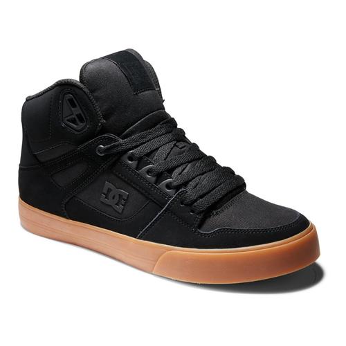 „Sneaker DC SHOES „“Pure High-Top““ Gr. 11,5(45), schwarz (schwarz, natur) Schuhe Sneaker“