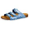 Pantolette LICO "Pantolette Bioline Lady Power", Gr. 39, blau, Synthetik, Schuhe, Topseller