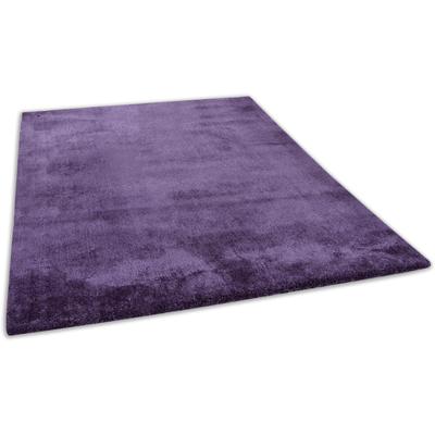 Hochflor-Teppich TOM TAILOR HOME "Shaggy Teppich Cozy", lila, B:50cm H:25mm L:80cm, Polyester, Teppiche, Uni Farben, auch in Pastell Farben, weich & kuschelig Image