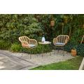 Balkonset SIENA GARDEN "Tiros" Sitzmöbel-Sets beige (natur, natur, anthrazit) Outdoor Möbel