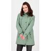 Regenmantel DEPROC ACTIVE "Friesennerz ankergluttraum WMN", Damen, Gr. 44 (L), grau, Obermaterial: 100% Polyurethan; Futter: 100% Polyester, casual, Langarm mit Druckknopf, Mäntel, auch in Großen Größen erhältlich