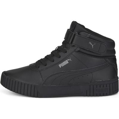 Sneaker PUMA "CARINA 2.0 MID", Gr. 36, schwarz (puma schwarz, puma schwarz, schwarz shadow), Leder, Synthetik, sportlich