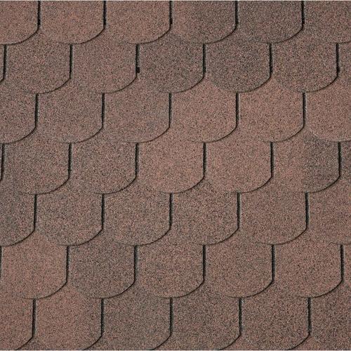 Easy Biber-Dachschindeln braun 80 x 33,6 cm Schindel Dachschindel Biberschwanz