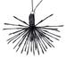 Vickerman 682586 - 80Lt x 16" Black Starburst WWTwinkle LED (X21K081T) Hanging Christmas Light Star