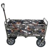 Mac Sports Collapsible Folding Outdoor Utility Garden Camping Wagon Cart, Camo - 22.6