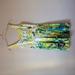 Nine West Dresses | Floral Pattern Dress With Pockets Size 4 | Color: Green/Yellow | Size: 4