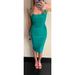 Michael Kors Dresses | Michael Kors Emerald Df Stretch Wool Crepe Seamed Empire Sheath Dress | Color: Blue/Green | Size: 2