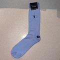 Polo By Ralph Lauren Accessories | Nwt Ralph Lauren Polo Crew Sock 1 Pair Size Xl Pastel Purple Light Vaporwave | Color: Black/Purple | Size: Xl