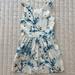Zara Dresses | Nwot! Zara Girls White Floral Dress | Color: Blue/White | Size: Girls 13/14
