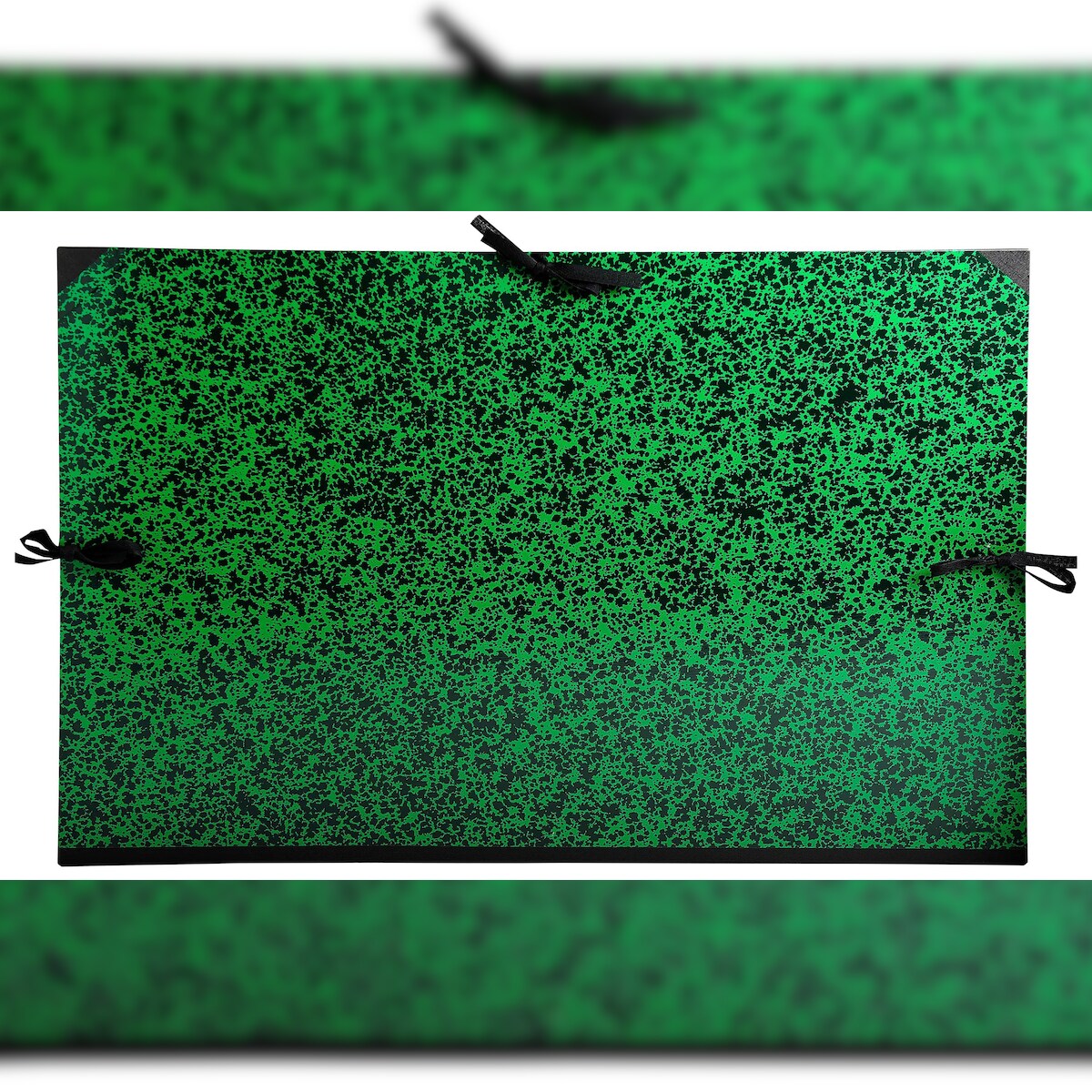 Exacompta 533600E 2x Zeichenmappe mit Bändchen für Großformate Annonay, 80x120cm - Grün Image