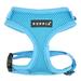 Sky Blue Superior Soft Dog Harness with Adjustable Neck, Medium