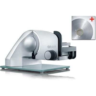GRAEF Allesschneider "Classic C 22 Twin", silber, B:30,5cm H:25cm T:39cm, Allesschneider, Gratis Schinkenmesser im Wert von 44,99 € UVP