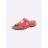 Pantolette WALDLÄUFER, Damen, Gr. 42, rot, Leder, Schuhe