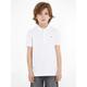 Poloshirt TOMMY HILFIGER "BOYS POLO" Gr. 16/176, weiß Jungen Shirts Poloshirts