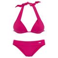 Triangel-Bikini LASCANA Gr. 40, Cup C, pink Damen Bikini-Sets Ocean Blue