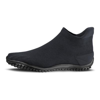 Barfußschuh LEGUANO "SNEAKER", Damen, Gr. L (42/43), schwarz, Textil, sportlich, Schuhe Barfußschuh Schlupfboots Sockboo