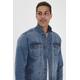 Jeansjacke BLEND "BHNARIL" Gr. XL (52/54), blau (mid, blue) Herren Jacken Jeansjacken