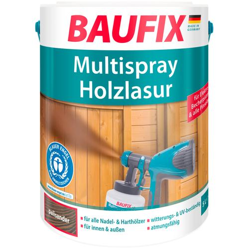 "BAUFIX Holzschutzlasur ""Multispray-Holzlasur"" Farben 5 Liter, braun beige Holzfarben Lasuren"