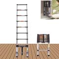 3.2 Meter Heavy Duty Multi-Purpose Stainless Steel Telescopic Extension Ladder Lightweight Portable Multi-Purpose Extendable Steps