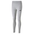 Leggings PUMA "Essentials Damen" Gr. XL, Normalgrößen, grau (light gray heather) Damen Hosen Sport Leggings