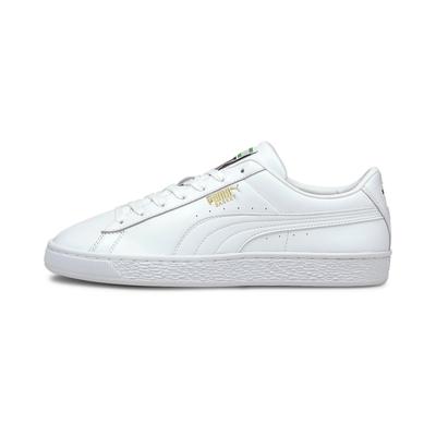 Sneaker PUMA "Basket Classic XXI Sneaker Erwachsene", Gr. 36, weiß, Obermaterial: Leder, Synthetik; Futter: Textil, Synt