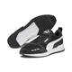Sneaker PUMA "R78 Runner Erwachsene" Gr. 38, schwarz-weiß (black white) Schuhe Puma