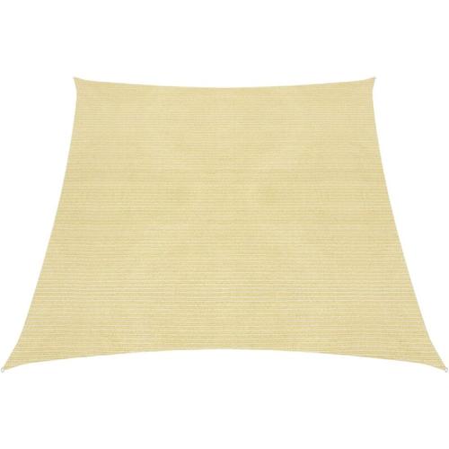 Sonnensegel,Sonnenschutzsegel 160 g/m² Beige 3/4×3 m hdpe vidaXL