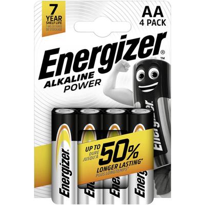 Energizer - Power LR06 Mignon (AA)-Batterie Alkali-Mangan 1.5 v 4 St.