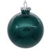 Vickerman 670910 - 3" Sea Blue Glitter Clear Ball Christmas Tree Ornament (12 pack) (N210862)