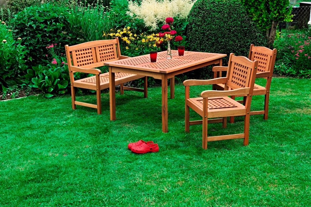 Garten-Essgruppe MERXX "Lima", braun (braun,), Sitzmöbel-Sets Image