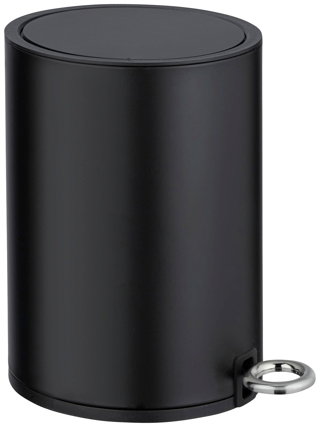 Kosmetikeimer WENKO "Monza", schwarz, B:18,5cm H:25,5cm T:24,5cm, Stahl, Mülleimer, Kosmetikeimer