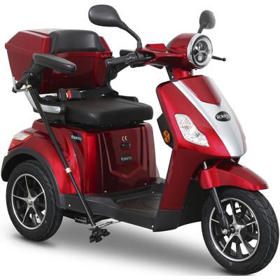 Elektromobil ROLEKTRO "E-Trike 25 V.2, Blei-Gel-Akku", rot, ElektromobileB:70cm H:95cm L:150cm, B:70cm H:95cm L:150cm