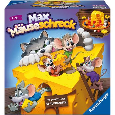 Spiel RAVENSBURGER "Max Mäuseschreck" Spiele bunt Kinder Ab 3-5 Jahren