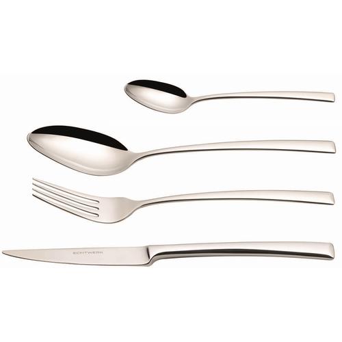 „Besteck-Set ECHTWERK „“Avelino““ Essbesteck-Sets Gr. 16 tlg., silberfarben Besteckgarnituren Tafelbesteck, 16-teilig für 4 Personen, rostfrei, formstabil, robust“
