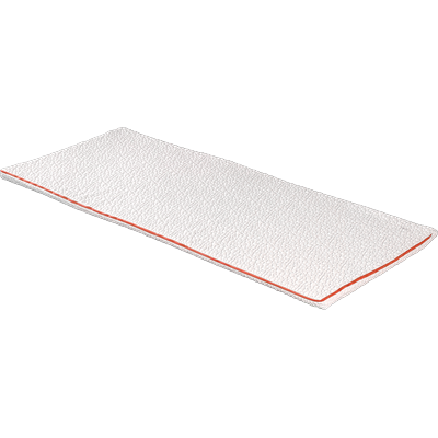 Topper MALIE "Sirius Topper 90x200 cm, 100x200 cm und weitere Größen", weiß, B:90cm H:6cm L:200cm, Viscoschaum, Topper, Matratzenauflage Image