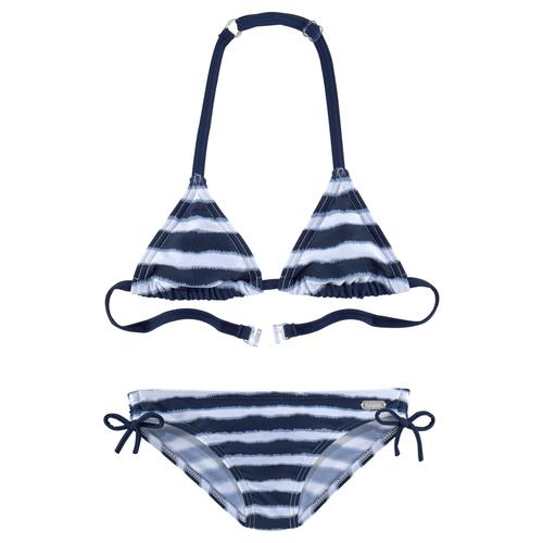 Triangel-Bikini BUFFALO Gr. 164, N-Gr, blau Kinder Bikini-Sets Bikinis