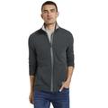 Sweatjacke TOM TAILOR Gr. L, grau (anthrazit) Herren Sweatjacken