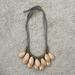 Anthropologie Jewelry | Anthropologie Statement Bead Necklace | Color: Gray/Tan | Size: Os
