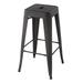 Homy Casa Industrial Metal Stackable 29inch Bar Stool