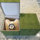 Gucci Jewelry | Gucci Ya136322 Dive 40mm Men's White Rubber Watch | Color: Gold/White | Size: Os