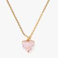 Kate Spade Jewelry | Kate Spade My Love October Heart Pendant Necklace | Color: Gold/Pink | Size: Os