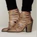 Free People Shoes | Free People Tan Hybrid Strappy Heeled Ankle Boot Size 37 | Color: Brown | Size: 6.5