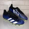 Adidas Shoes | Adidas Predator Soccer Cleats Boys 3.5 | Color: Black/Blue | Size: 3.5b