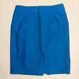 J. Crew Skirts | J. Crew Blue Pencil Skirt - Size 6 | Color: Blue | Size: 6